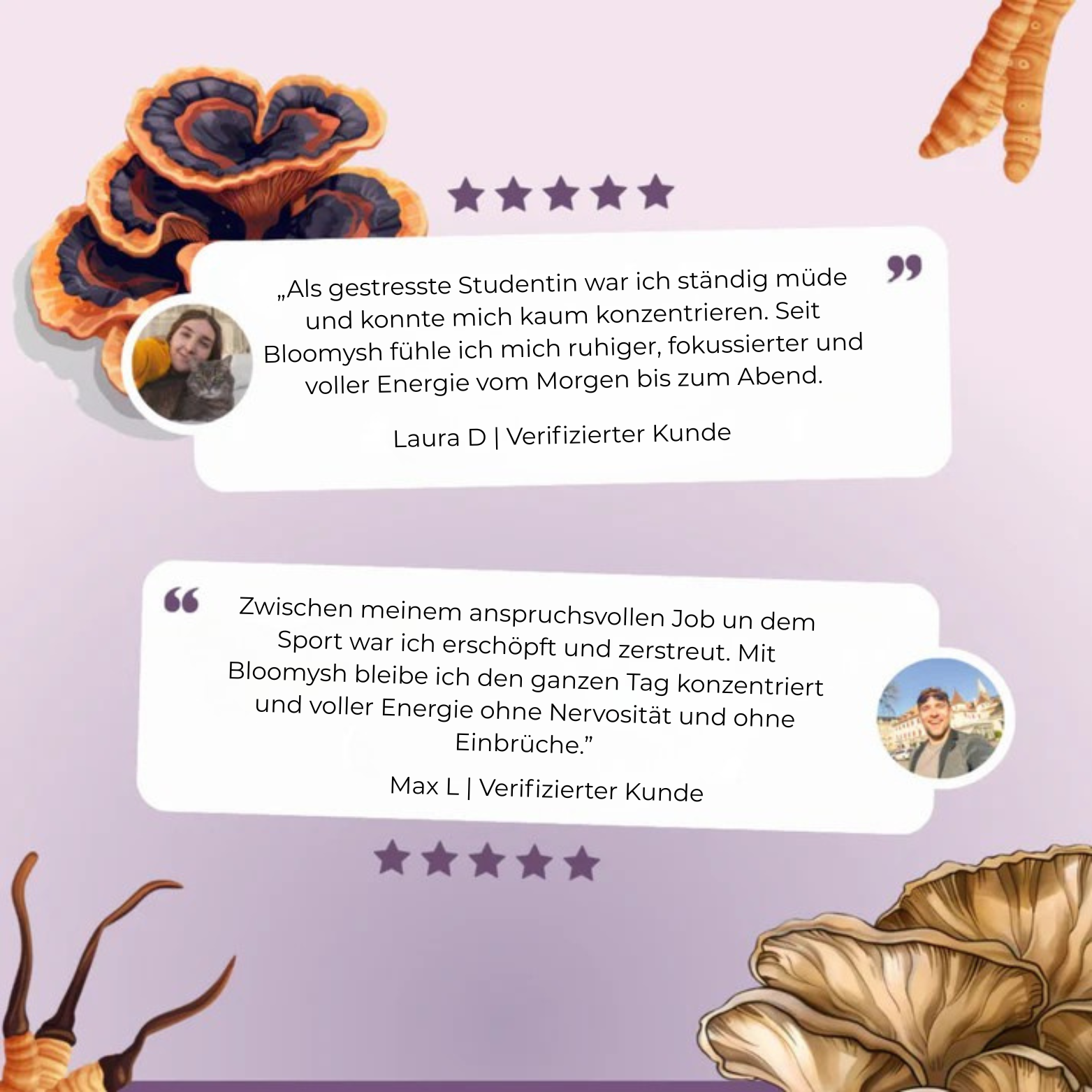 Funktionelle Bio Gummies mit Pilzen und Ashwagandha – BLOOMYSH